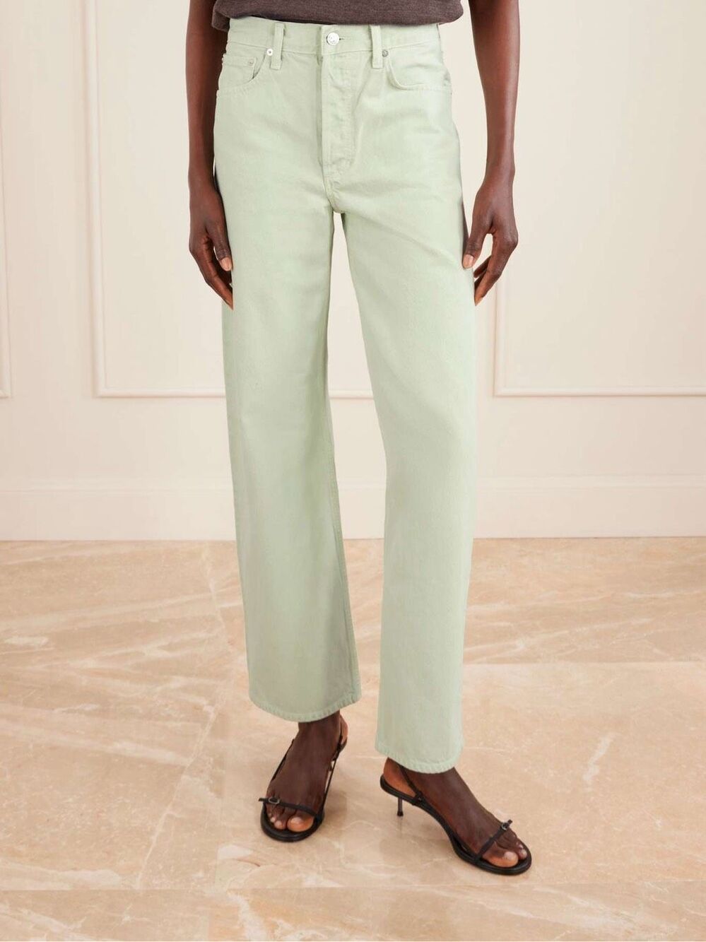 AGOLDE Arc mid-rise wide-leg in Mint Size 26 $260